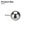 thumbnail image 2 of Uxcell 4 Pcs Bolas de Rodamiento de Acero Tungsteno 9.5 mm Bola de Precisión Carburo G10 para Maquinaria y DIY (Espejo), 2 of 6