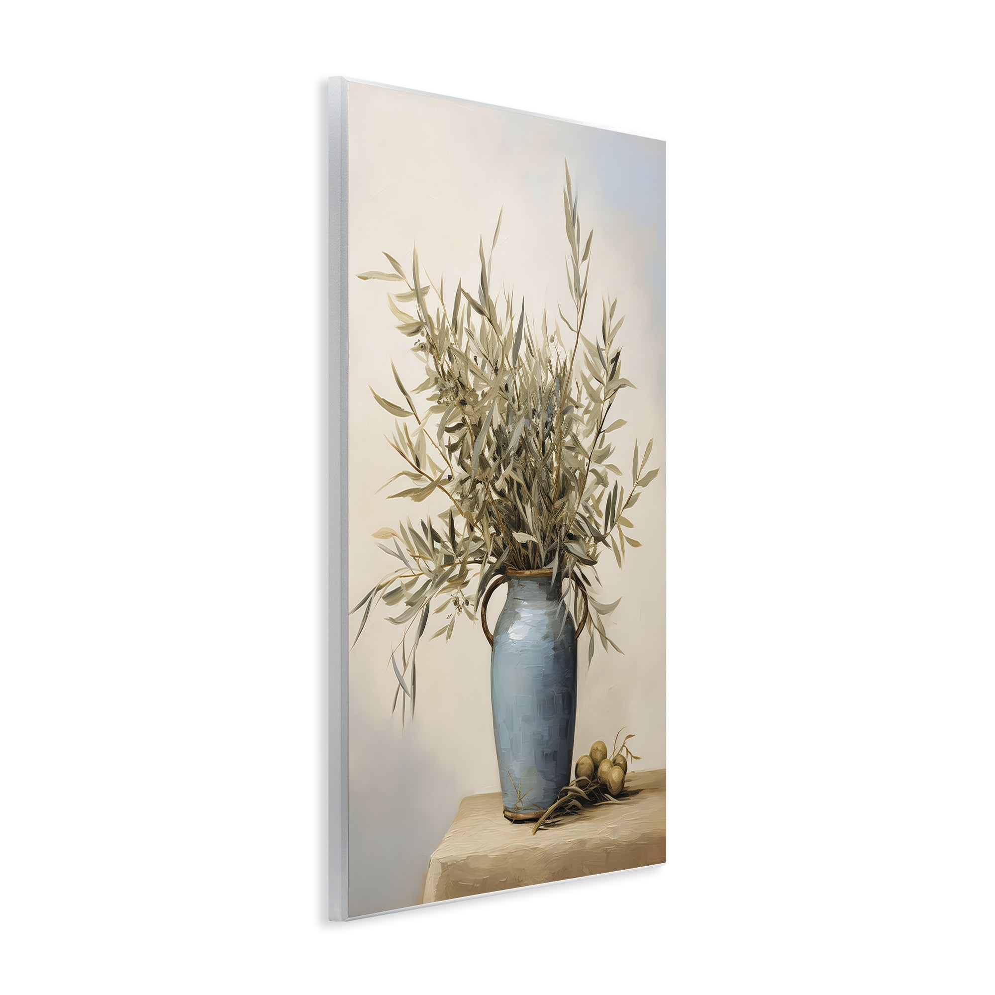 Stupell Industries Rustic Pottery Plant Plants & Flowers Painting Unframed Art Print Wall Art, 13 x 19