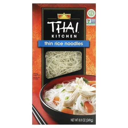 Thai Kitchen, Thin Rice Noodles, 8.8 oz (249 g) Pack of 2