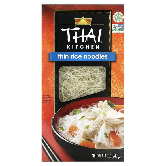 Thai Kitchen, Thin Rice Noodles, 8.8 oz (249 g) Pack of 2