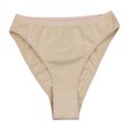 thumbnail image 3 of IEFIEL Kids Little Girls Seamless High Cut Briefs Elastic Ballet Dance Underwear Nude 7-8, 3 of 5