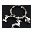 thumbnail image 3 of Hearth & Gear Cute Keychains Pet Keychains Holiday Back To School For Dog Lovers The Choice Anime Backpack Charms Person Alarm Key Clip for Purse Key Ring Rings Short Key Lanyard Silicone Key Ring, 3 of 4