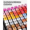 thumbnail image 3 of 24 Colors Alcohol Markers Brush Tip Set ,Double Tip Paint Marker Pens for Adult Coloring Painting ,MIKOUJOS Art Marker, 3 of 4