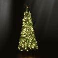 thumbnail image 2 of Árbol de Navidad Nevado Costway 1,35m con 226 Ramas Base Sólida de Metal y 150 Luces LED, 2 of 7