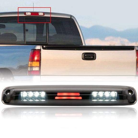 AUTOXBERT Rear Third Brake Cargo Light for Chevy Silverado GMC Sierra 1999-2006 Classic 2007