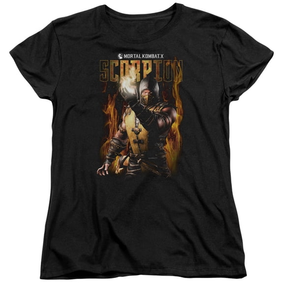 Mortal Kombat - Scorpion - Women's Short Sleeve Shirt - X-Large