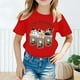 thumbnail image 2 of Playeras Cuello V Para Hombre, Camiseta Holgada Con Estampado De Letras De Ciudad, Conjunto De Ropa Deportiva De Verano, Ropa Deportiva Informal, 2 of 5