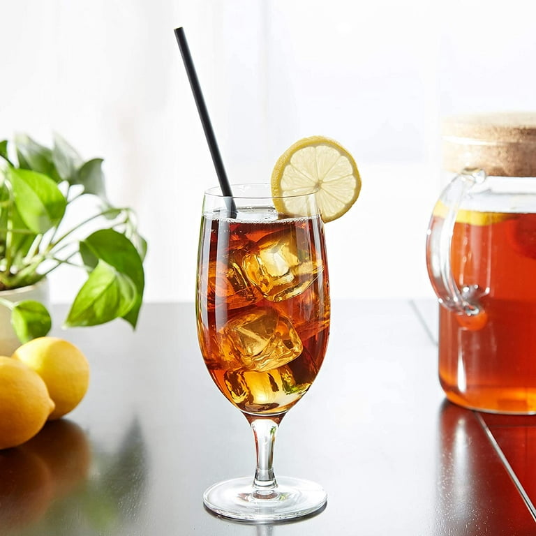 Premium Photo  Ice tea with slice of lemon in plastic cup on the wooden