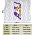 thumbnail image 3 of Ashland University Logo Fleece Blanket, Very Soft Microfiber Flannel Blanket for Couch Warm and Cozy for All Seasons, Black, 3 of 6
