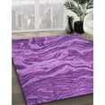 thumbnail image 2 of Ahgly Company Indoor Square Patterned Heliotrope Purple Area Rugs, 7' Square, 2 of 6