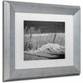 thumbnail image 2 of Trademark Fine Art 'Sandy Beach Fence' Canvas Art by PIPA Fine Art, White Matte, Silver Frame, 2 of 4
