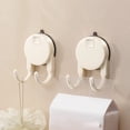 thumbnail image 3 of Shower Hooks Suction Cup Retractable Suction Hanger No Drill Hooks For Home Kitchen Bathroom Shower Glass Door Tile Towel Robe Potty Hook Ceiling for Classroom Ceiling Hooks for Lights Peel And Hooks, 3 of 3