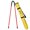 Red, variant on AdirPro Leveling Rotary Prism Pole Bipod - Heavy Duty Rotary Bipod - Accurate Surveying Measurements - Ergonomic Design (Yellow)