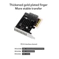 thumbnail image 4 of PCIE Expansion Card, Stable Transfer X4 X8 X16 To 5 Serial ATA 3.0 Port PCB Fast Heat Dissipation Desktop PC Expansion Card  for Wins, 4 of 7