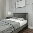 thumbnail image 4 of Max & Lily Twin Bed Frame with Panel Headboard, Modern Farmhouse Solid Wood Platform Bed, 4 of 6