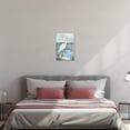 thumbnail image 3 of ZHONGYUTONG Heron Canvas Wall Art Coastal Bird Painting Prints Vintage Crane Pictures Egret Art Ocean Beach Animal Canvas Wall Decor for Bathroom Framed (12.00" x 18.00"), 3 of 5
