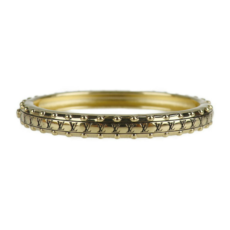 Louis Vuitton, Jewelry, Louis Vuitton Louis Vuitton Brasserie Lv Edge Chain  Bracelet Bangle Gold Metal
