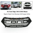 thumbnail image 4 of Jcarpart Raptor Style Front Bumper Grille, Black, for 2015-2018 Ford Edge, 4 of 10