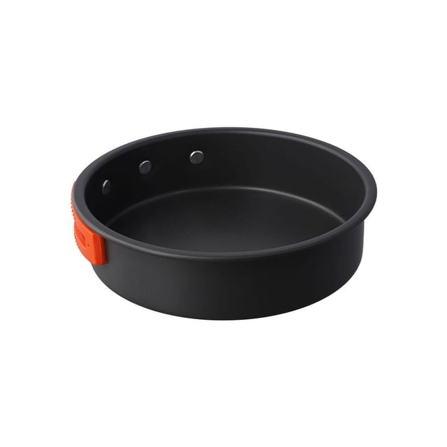 2-3 People Camping Frying Pan Non-Stick Frying Pan Alumina Camping Cooking Pan Portable Ultralight Hiking Camping Cookware medium