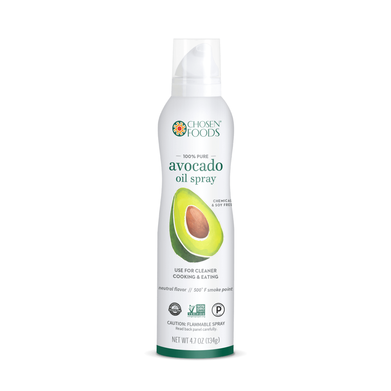 Chosen Foods Avocado Oil NonStick Cooking Spray, 4.7 oz