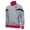 Grey, variant on Officially Licensed U.S. Soccer Full Zip Up Active Adult Training Soccer Track Jacket | Striker, Navy, Medium