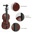 thumbnail image 3 of 8 sets of Mini Violin Navidad Modelo de Violín Modelo de instrumentos de escritorio Adorno, 3 of 6