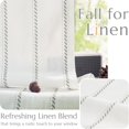 thumbnail image 4 of Cortinas Jinchan, mezcla de lino, 160 x 160 cm, color gris y blanco, 2 paneles, 4 of 9