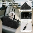 thumbnail image 6 of Pet Booster Seat For Cars, Dog Car Carrier With Safety Harness, Portable Travel Vehicle Pet Bed for Small Dogs, Cats Easy-Clean & Sturdy Construction, Black, 6 of 10