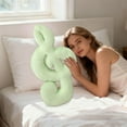 thumbnail image 4 of TAROFISH Musical Note Throw Pillow 19.69 Inch Soft Plush Cushion for Music Lovers Home Decor Bed Sofa Living Room,Green,1PC, 4 of 5
