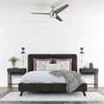thumbnail image 4 of Honeywell Eamon 52" Modern Brushed Nickel Remote Control Ceiling Fan with Integrated LED Light, 3 Blade, 4 of 16