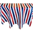 thumbnail image 2 of Brushstroke Stripe Red, White and Blue Patriotic 70 inch Round Vinyl Tablecloth With Flannel Backing, 2 of 6