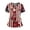 Deep Red(American Flag Floral Print), variant on 250 Anniversary USA Flag Scrubs for Women Funny American Flag Striped Nurse Working Uniforms Trendy V-Neck Side Slits Scrub Shirt Patriotic Medical Workwear with Pockets Black 4XL