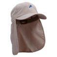 thumbnail image 5 of Aqua Lion Flag Embroidered Flap Hats - Khaki OSFM, 5 of 5