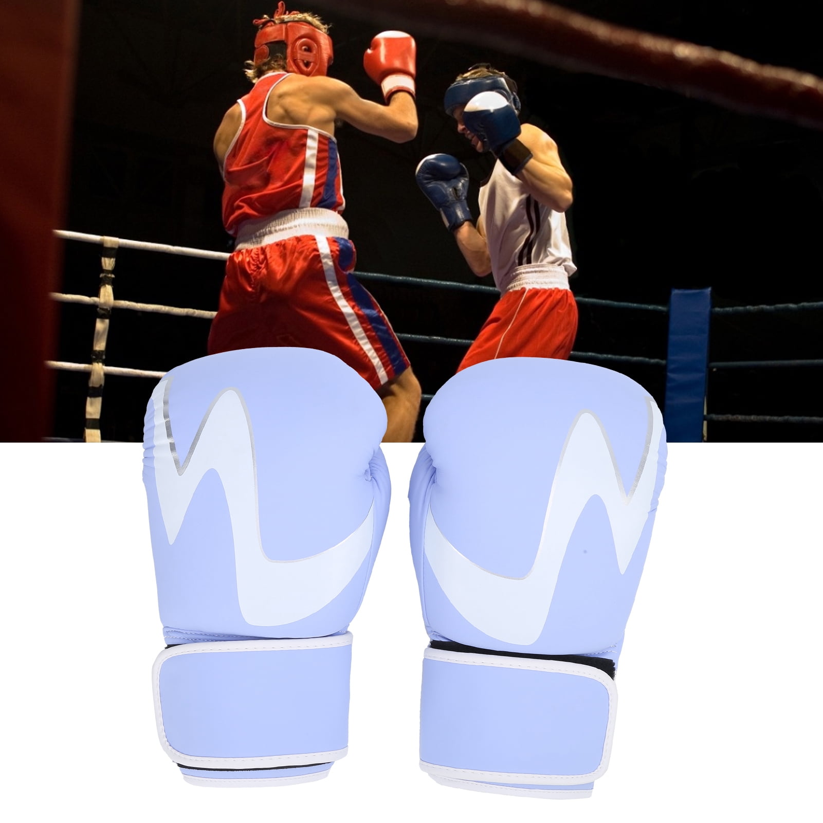 NFTIGB Pro Series Premium Boxing Gloves Unisex 12 oz (12 oz / 340 g) Training Sparring Heavy Bag Gear Purple