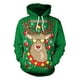 thumbnail image 4 of Sudadera con capucha navideña para hombre, con estampado 3D de muñeco de nieve, sudaderas con gráficos, sudadera navideña de manga larga, sudadera con capucha de gran tamaño para hombres y mujeres, 4 of 4