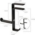 thumbnail image 2 of Headphone Stand Desk Mount  Adjustable Scratch-proof Display Rack Bracket Space-Saving Clamp Headset Holder Gaming, 2 of 6