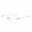 Pink, variant on Pink Ultra-light Anti-blue Light Reading Glasses Glasses Frame for Women Oval Fashion Rimless Readers Eyeglasses Frame TR90