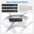 thumbnail image 4 of 32-Piece Professional Drawing Kit with Sketch/Charcoal/Graphite Pencils, Sticks, Blending Stumps, Sharpener, Eraser, & Extender – Ergonomic Grip, Portable Storage Bag for Artists, Beginners,, 4 of 6