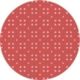 thumbnail image 1 of Ahgly Company Machine Washable Indoor Round Transitional Red Area Rugs, 4' Round, 1 of 7