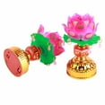 thumbnail image 1 of Luz de loto 1 par LED Lotus Light Buddha Lotus Lamp USB Powered Light que transmite el patrón de grabado Lámpara LED para el hogar 15x75cm ANGGREK Otros, 1 of 8