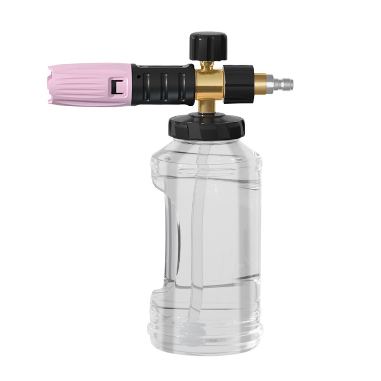 Adjustable Soap Cannons 1/4Inch Quick Connector 1.1mm Orifice Nozzler 1L Soap Dispenser Foam Cannons Snow Foam Lances