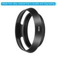 thumbnail image 3 of Uxcell 55mm Lens Hood, 2Pcs Standard Vented Matte Surface Inside Lens Hood, Black, 3 of 6