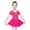 Hot Pink-d6C45, variant on Girls' Ballet Leotard Dress for Dance Practice