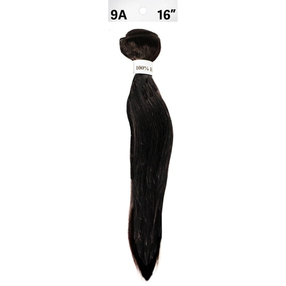 RAW 100% Virgin Human Hair Straight Bundle 16" - Natural Color