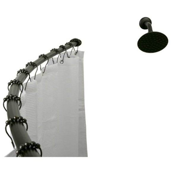 Curved Shower Rod - Oil Rubbed Bronze