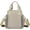Grey, variant on Women Large Canvas Tote Bags Nylon Multi Compartment Top-handle Handbags Waterproof Crossbogy Bags Totes Purse