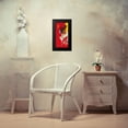 thumbnail image 4 of Magis, Pascal 9x14 Black Modern Framed Museum Art Print Titled - Triptyque rouge I, 4 of 5