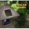 thumbnail image 5 of Home Pagoda Garden Statue, Solar Powered Statue Japanese Garden Decor, Outdoor Zen Garden Lantern, Flickering LED Garden Light (Tranquil Pagoda), 5 of 10