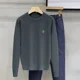 thumbnail image 5 of Suéteres de cuello redondo para hombre, ropa de negocios, suéteres de punto para hombre, ropa negra, suéteres coreanos de otoño e invierno gruesos X, 5 of 5