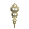 thumbnail image 1 of Vickerman Vickerman 14" Champagne Matte Finial Christmas Ornament, 1 of 2
